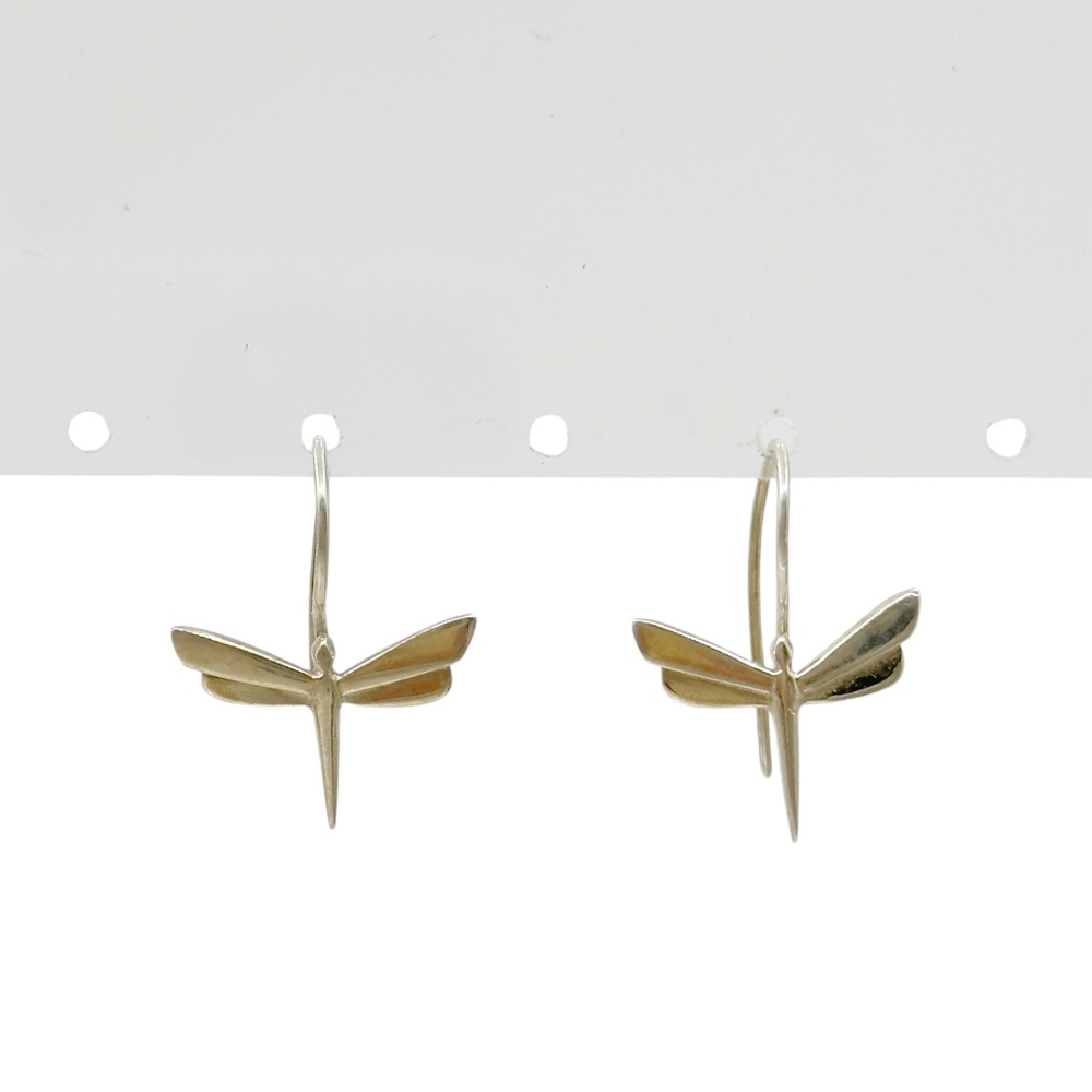 Sue B Designs sterling silver dragonfly earrings - GM559